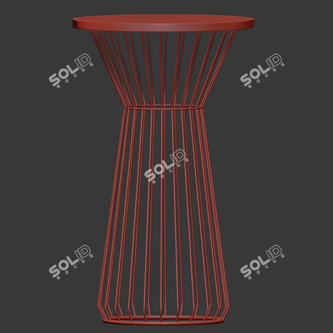 Retro Chic Bar Set with Deja Vu Stool 3D model image 4