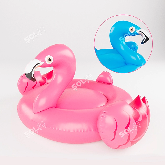 Flamingo Fun Float 3D model image 2