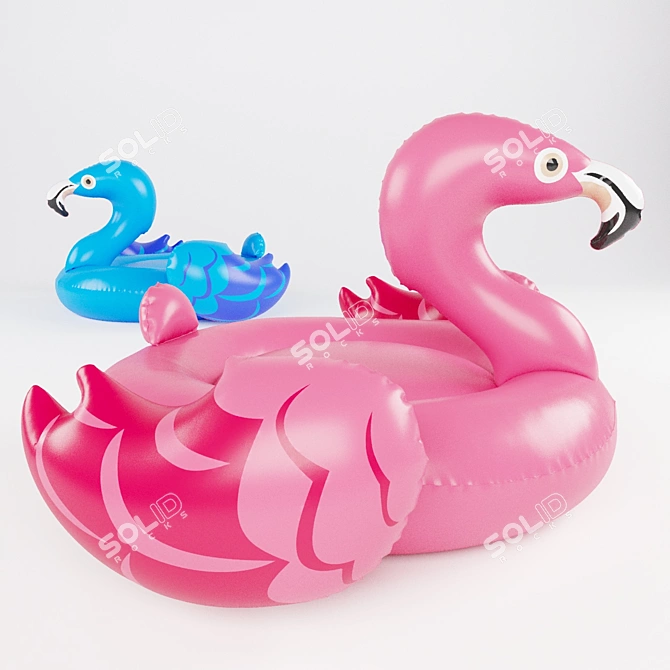 Flamingo Fun Float 3D model image 3