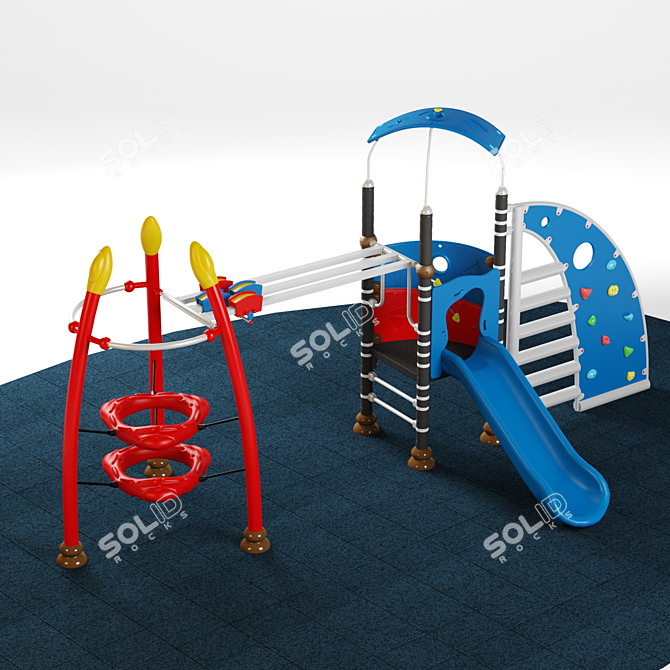 Fun-Filled Adventure: Kids Playground 04 3D model image 2