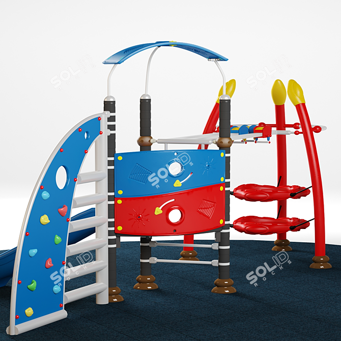 Fun-Filled Adventure: Kids Playground 04 3D model image 3