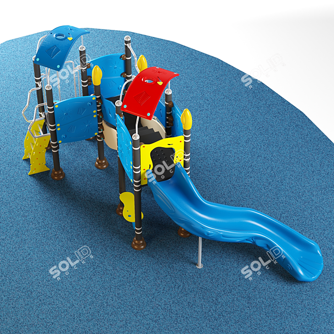 Play & Climb: Kids Playground 06 3D model image 5