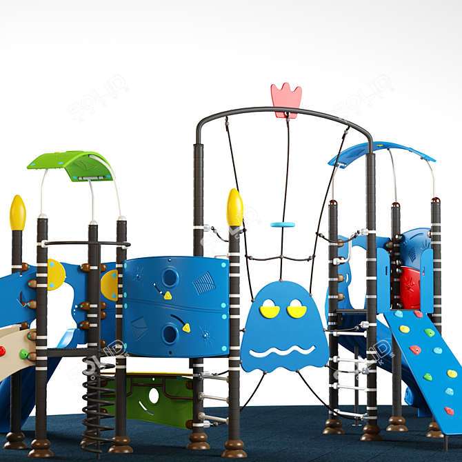 Adventure Jungle: Kids Playground Set 3D model image 2