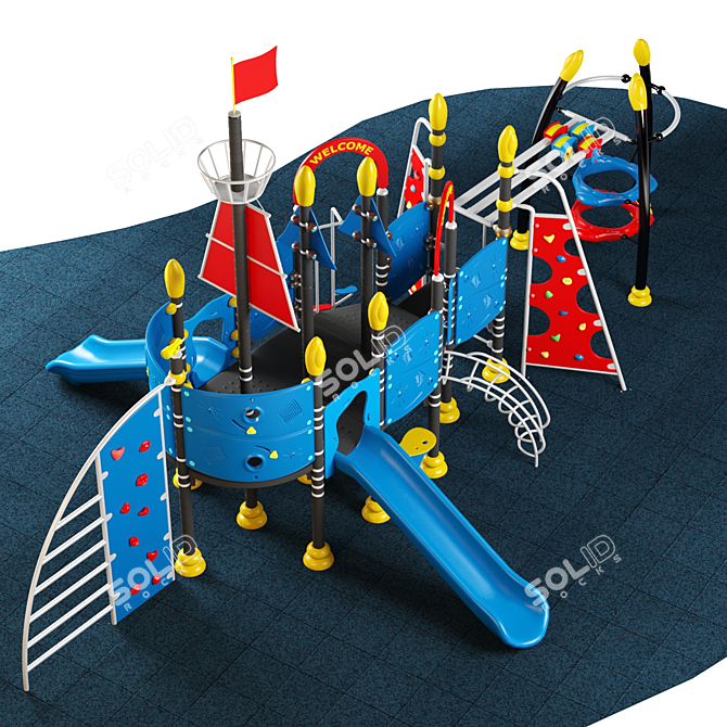 Slide&Climb: Ultimate Kids Playground 3D model image 2