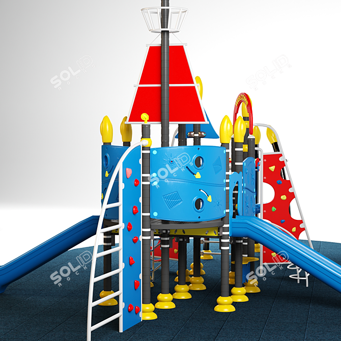Slide&Climb: Ultimate Kids Playground 3D model image 4
