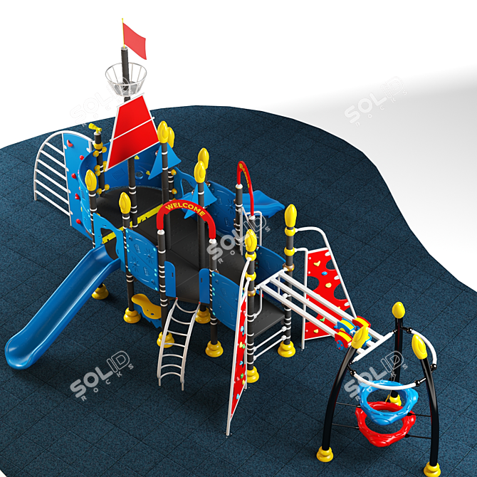 Slide&Climb: Ultimate Kids Playground 3D model image 5