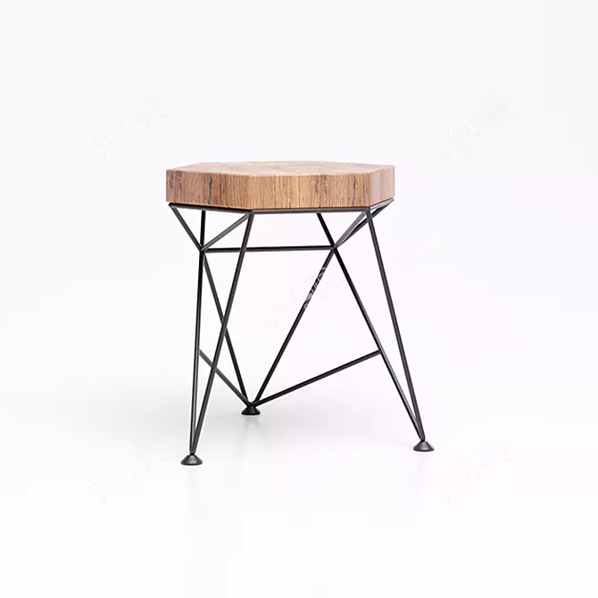 Spike: Uniquely Designed Stool 3D model image 1