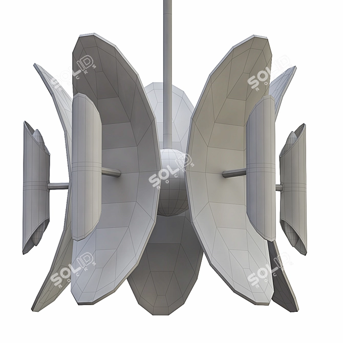 Stellar Space Abstract Chandelier 3D model image 3