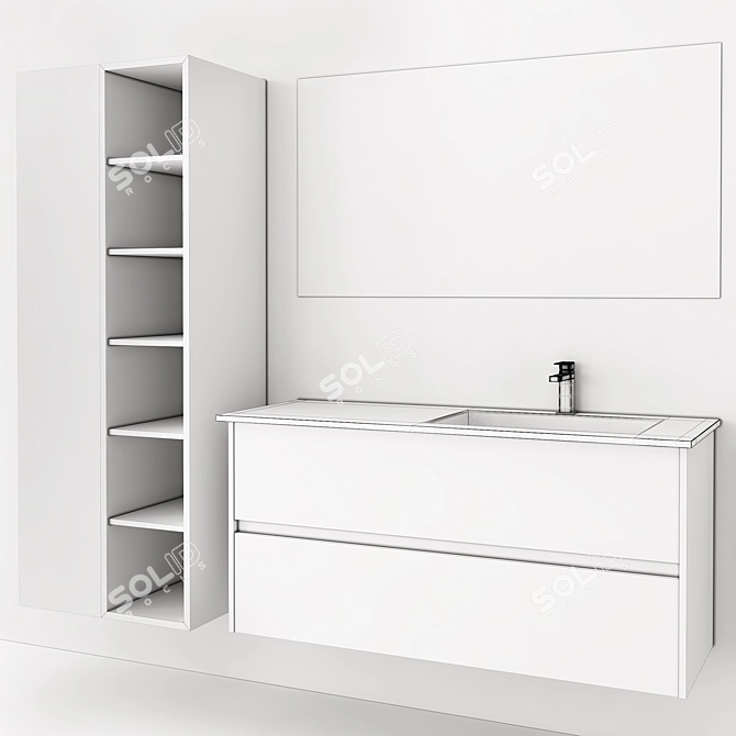 Viaveneto Lavabo - High-Quality 3DMax Archive 3D model image 5