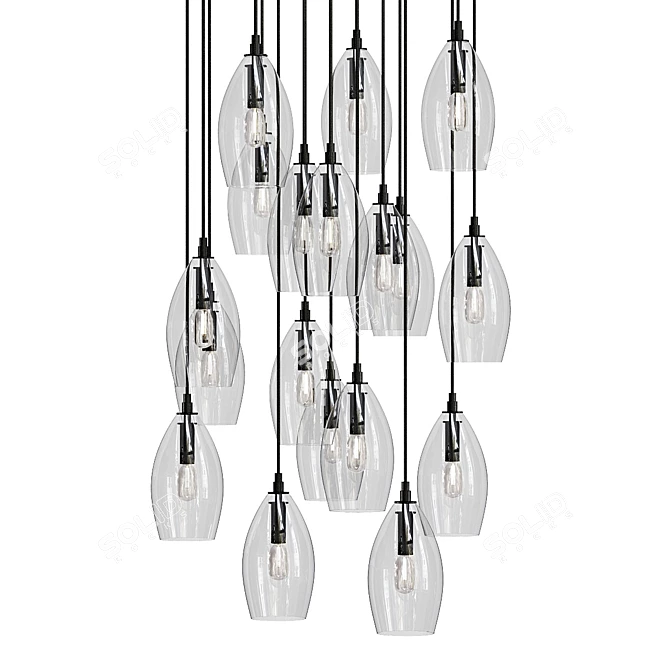 Graceful Illumination: Alison's Glassworks 3D model image 1