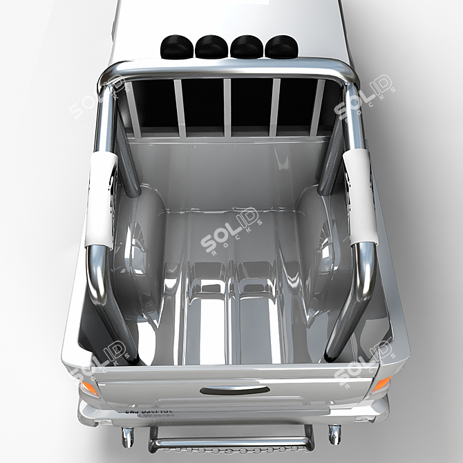 UAZ Pickup Sport: Versatile & Stylish Truck 3D model image 7