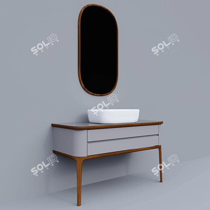 Noken Liem Vanity Set: Elegant and Functional 3D model image 2