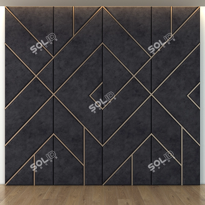 Elegant Wall Décor, Set of 12 3D model image 1