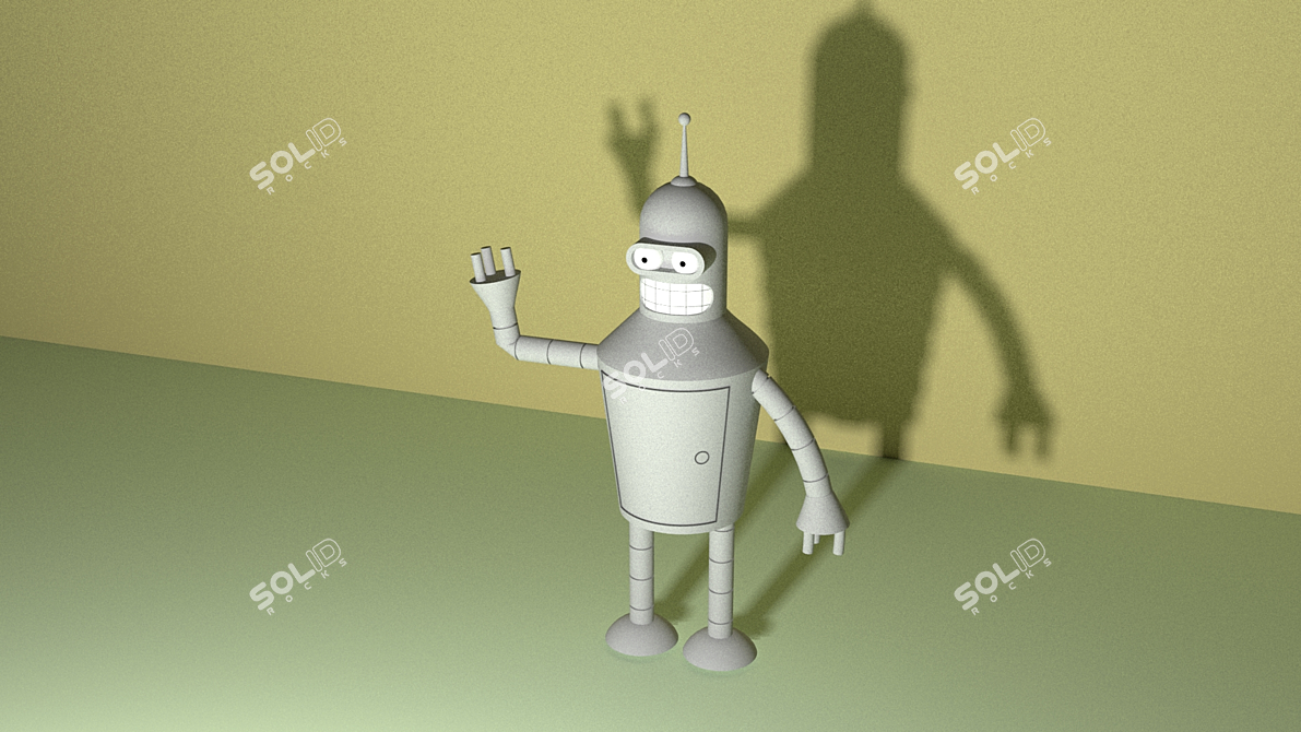 Futurama's Favorite: Bender 3D model image 1