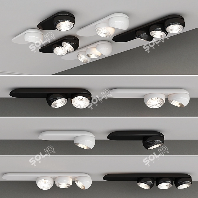 Marbul LED Ceiling Light 3D model image 2