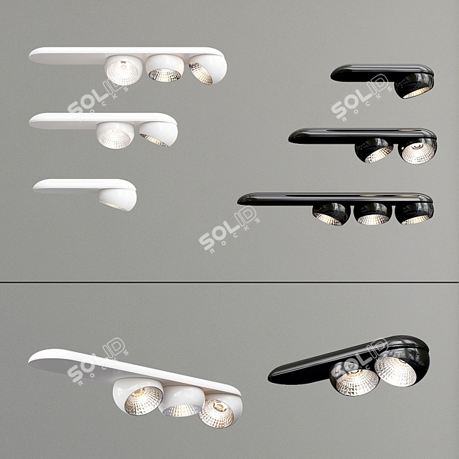 Marbul LED Ceiling Light 3D model image 3