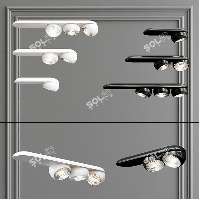 Marbul LED Ceiling Light 3D model image 4
