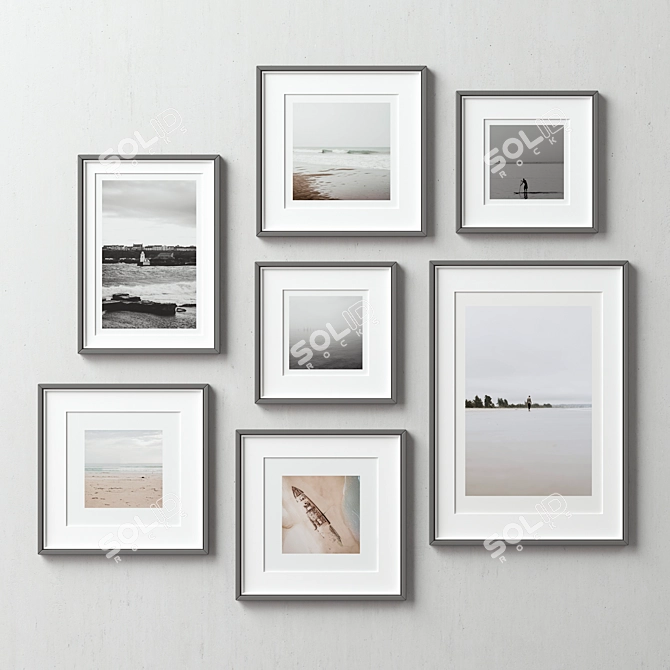 Versatile Picture Frames Set 3D model image 3