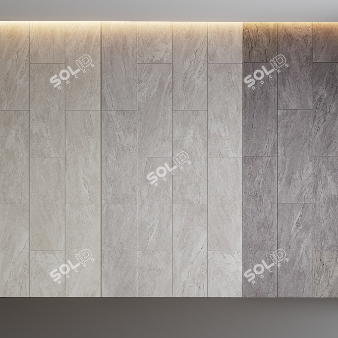 Austin Venis Porcelanosa - Stone-Inspired Tile Collection 3D model image 1