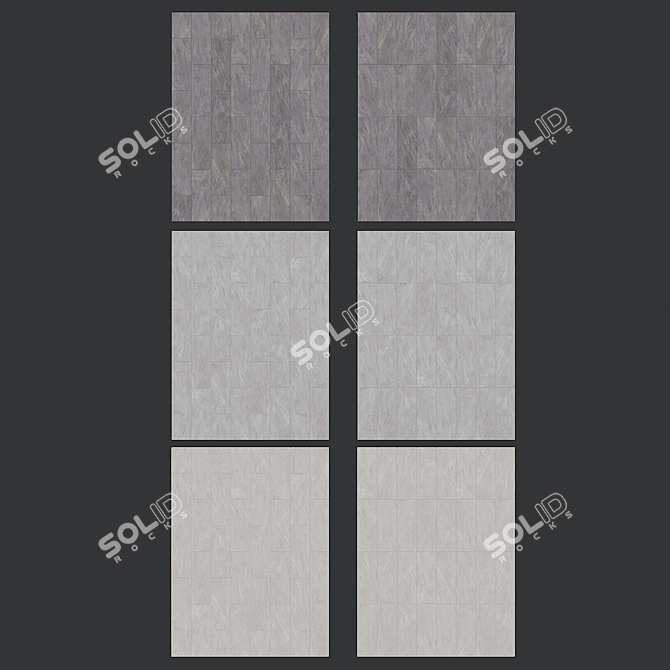 Austin Venis Porcelanosa - Stone-Inspired Tile Collection 3D model image 3