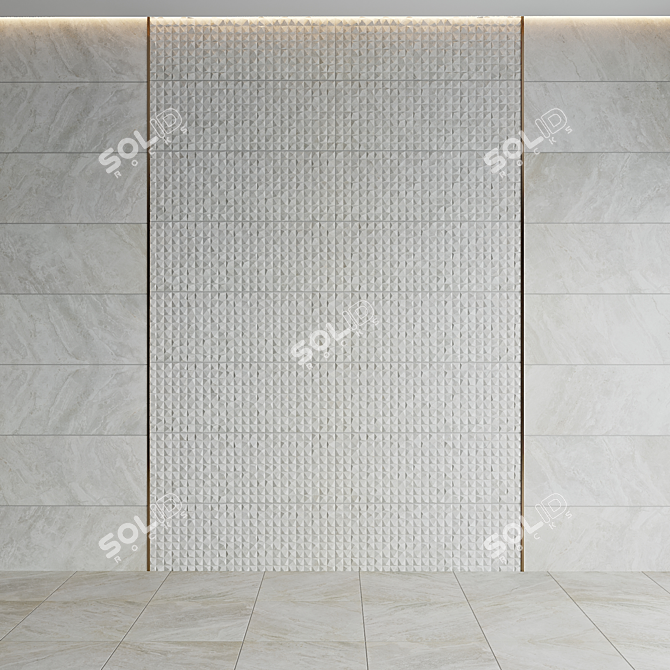 Indic Marble Supreme Tiles 3D model image 1