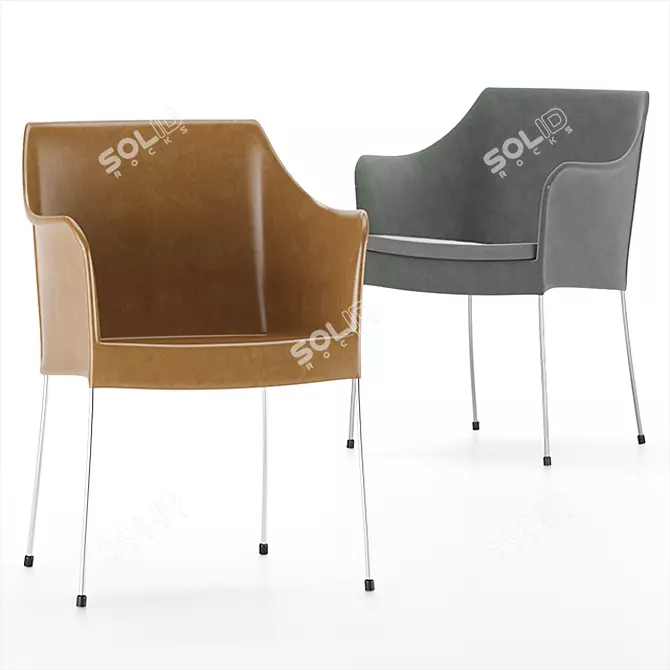 Venus Armchair - Elegant and Modern Design 3D model image 1