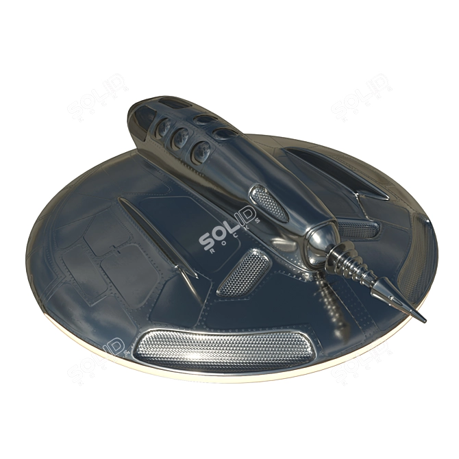 Jet off with our UFO! 3D model image 2