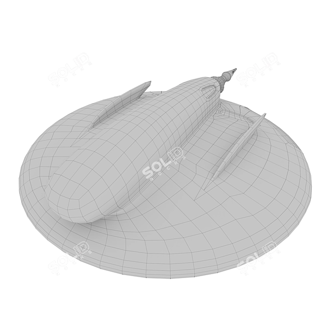 Jet off with our UFO! 3D model image 3