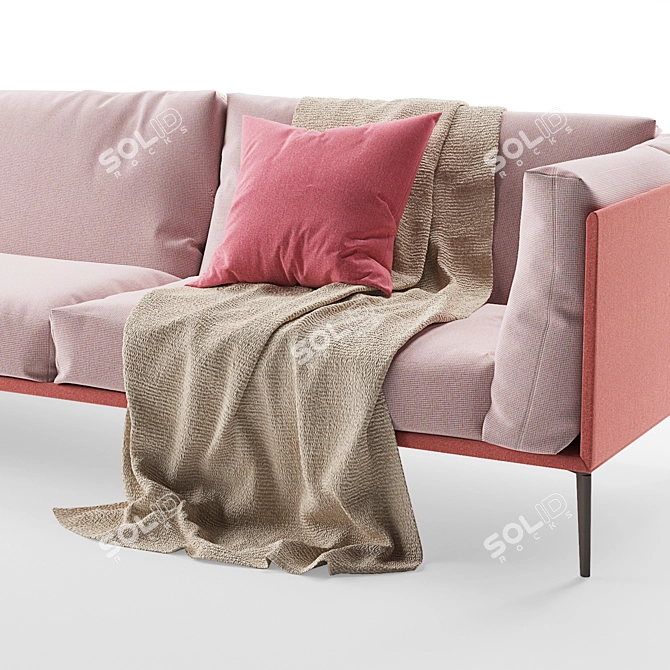 Modern Italian Design: Novamobili Kubi Sofa 3D model image 3
