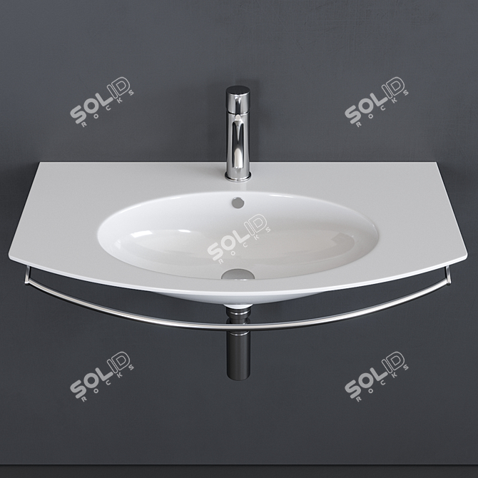 Catalano Velis Wall-mounted Washbasin 3D model image 3