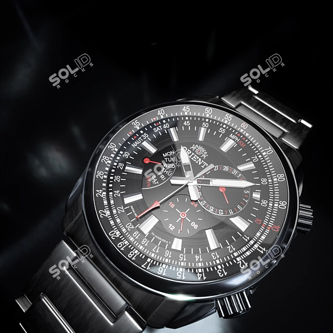 ORIENT SPORTY QUARTZ Watch 3D model image 4