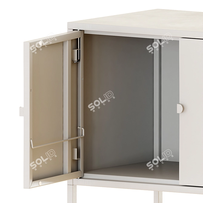 IKEA LIXHULT Compact Storage Solution 3D model image 2