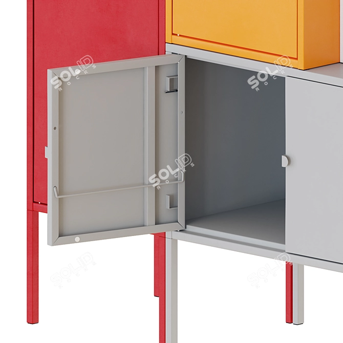 IKEA LIXHULT Compact Storage Solution 3D model image 4