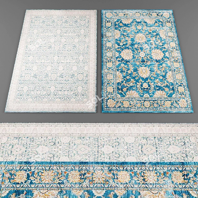 Froy Rugs: Stylish Collection 3D model image 1