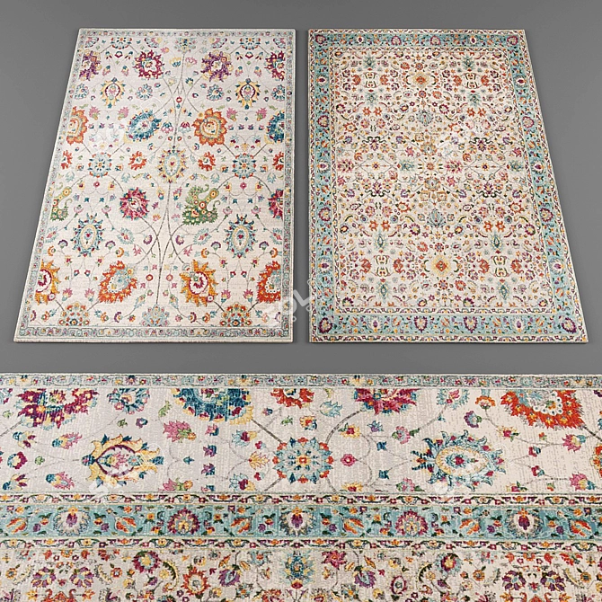 Froy Rugs: Stylish Collection 3D model image 2