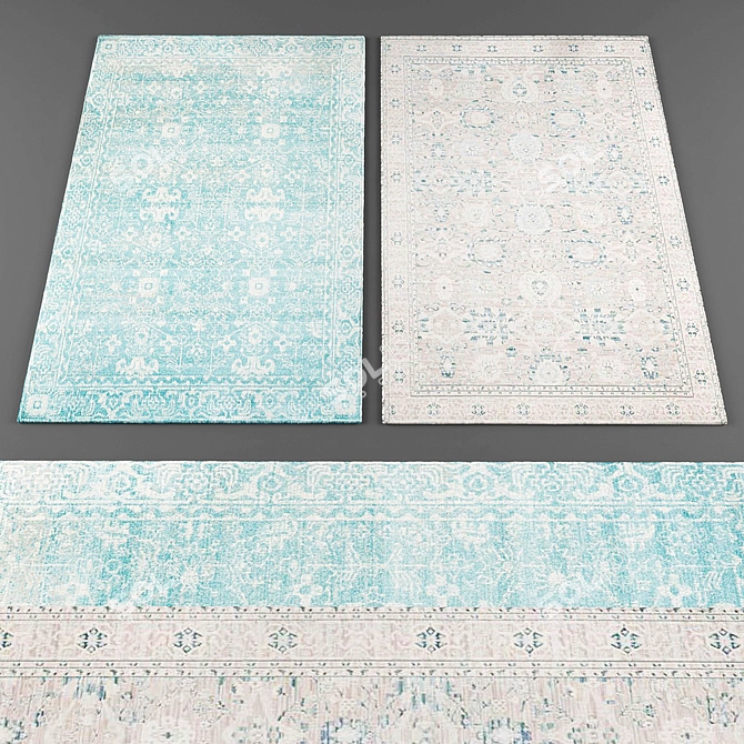 Froy Rugs: Stylish Collection 3D model image 3