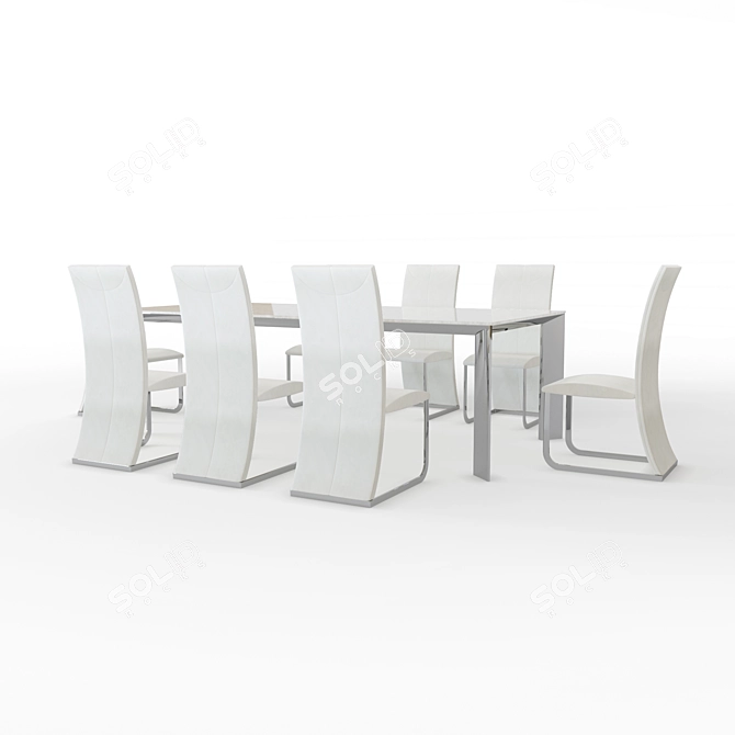 Luxury Antonovich Design Table: Russian Elegance 3D model image 2