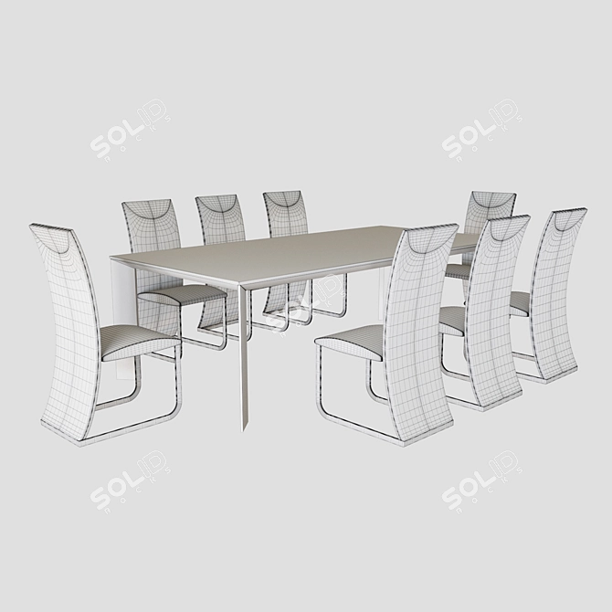 Luxury Antonovich Design Table: Russian Elegance 3D model image 4