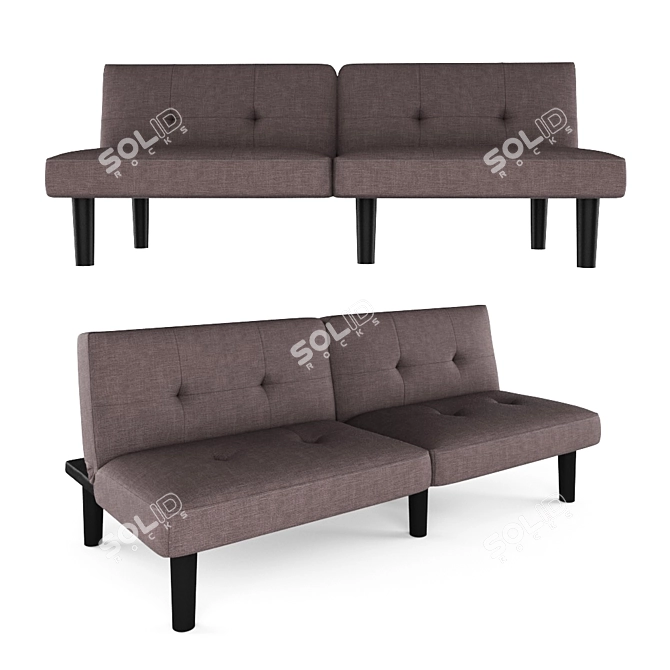 Sophisticated and Comfortable Littrell Sofa 3D model image 1