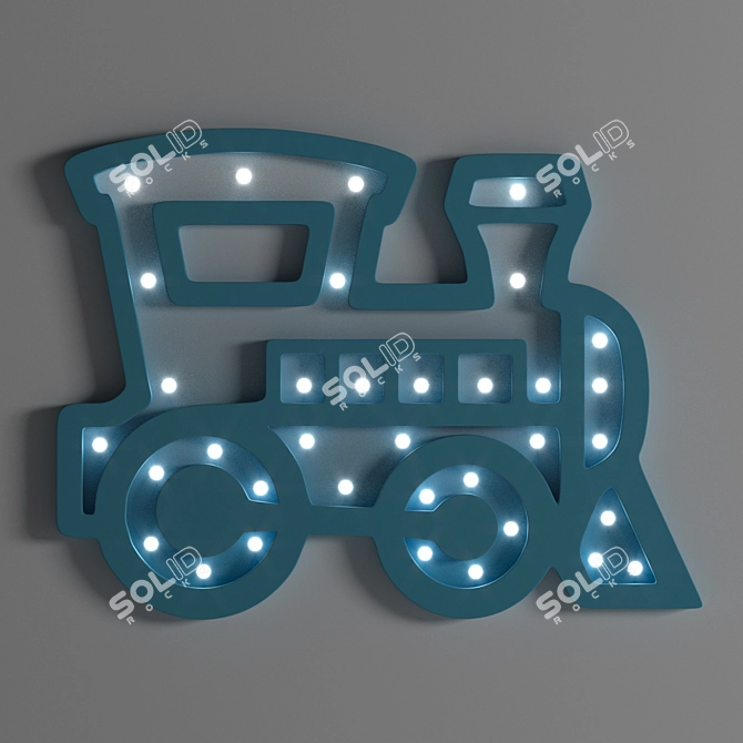 Luminosity Night Light 3D model image 2