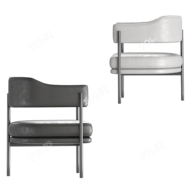 Elegant Isabella Chair: Beyond Comfort 3D model image 1