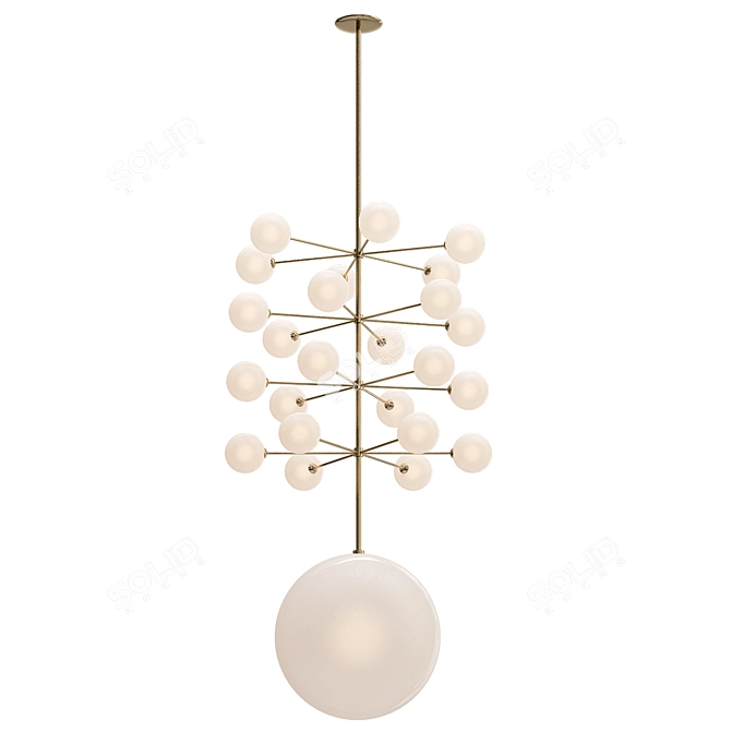 Epic Sphere Pendant Light 3D model image 1