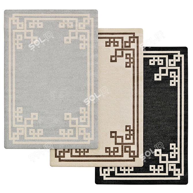 Elegant Floor Decor 3D model image 1