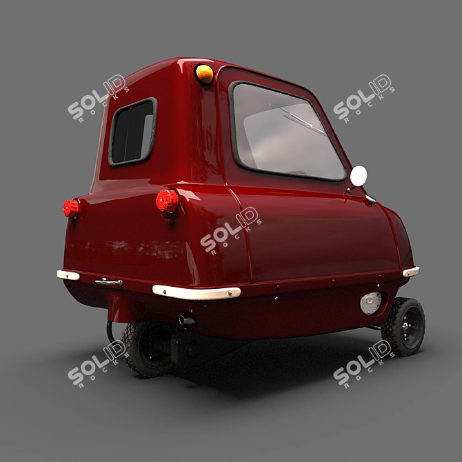 Peel P50: The Perfect Microcar 3D model image 2