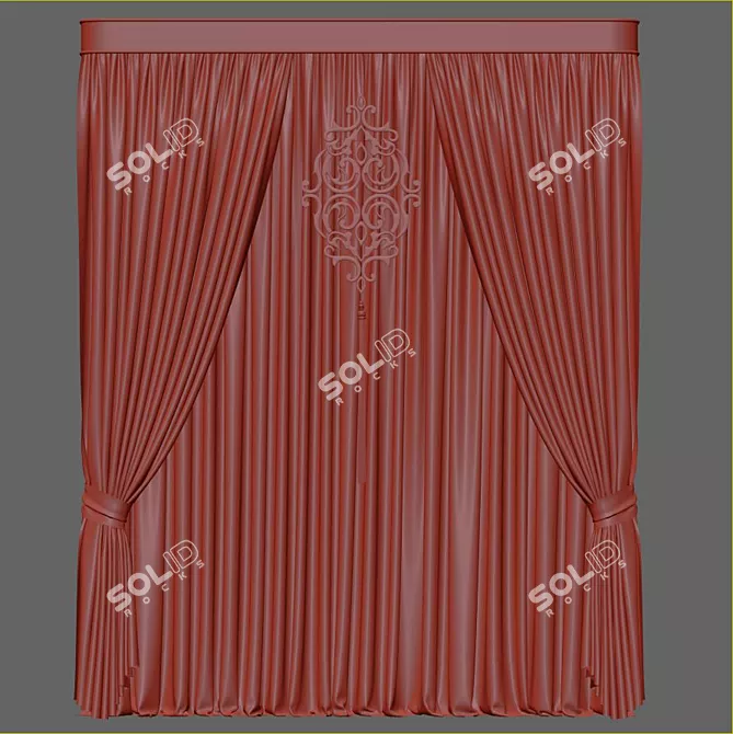 Sleek Curtain 562 - Perfectly designed 3D model image 5