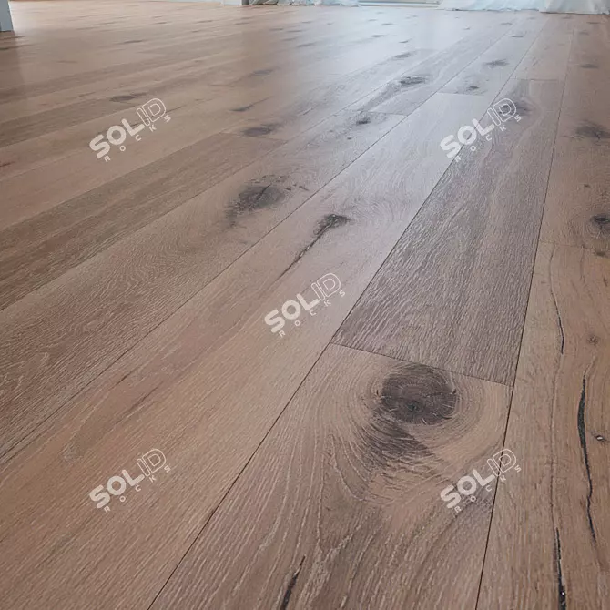 Galapagos Oak Wooden Flooring 3D model image 1