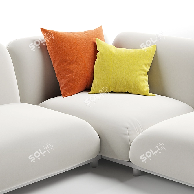 Paola Lenti MELLOW: Luxurious Comfort 3D model image 3