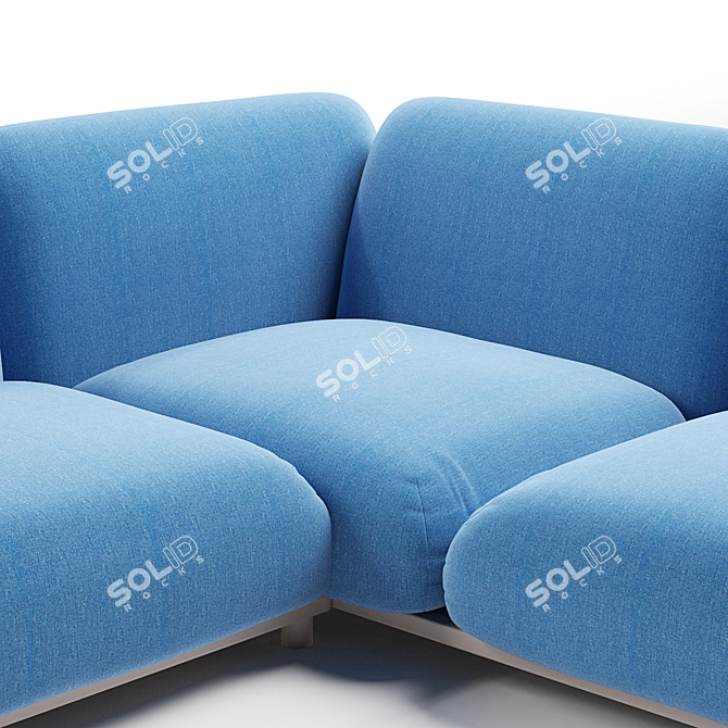 Paola Lenti MELLOW Sofa: Modern Elegance for Ultimate Comfort 3D model image 4