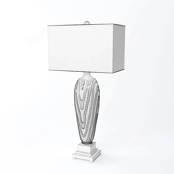 Allegheny Ceramic Table Lamp 3D model image 2