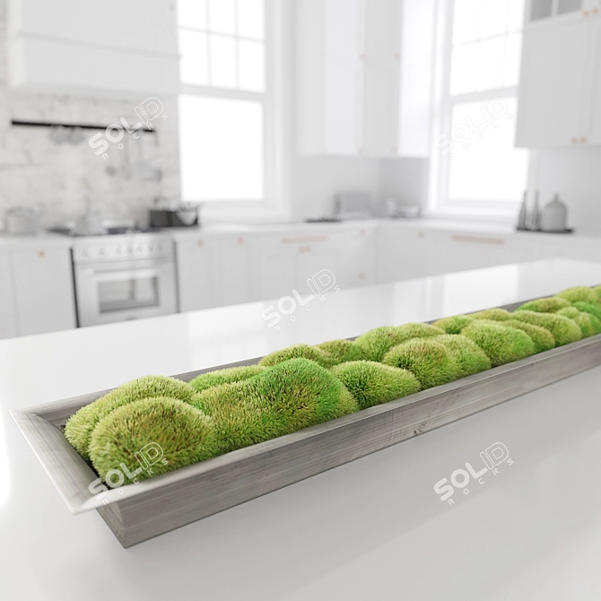 Title: Handcrafted RH Tray 3D model image 4